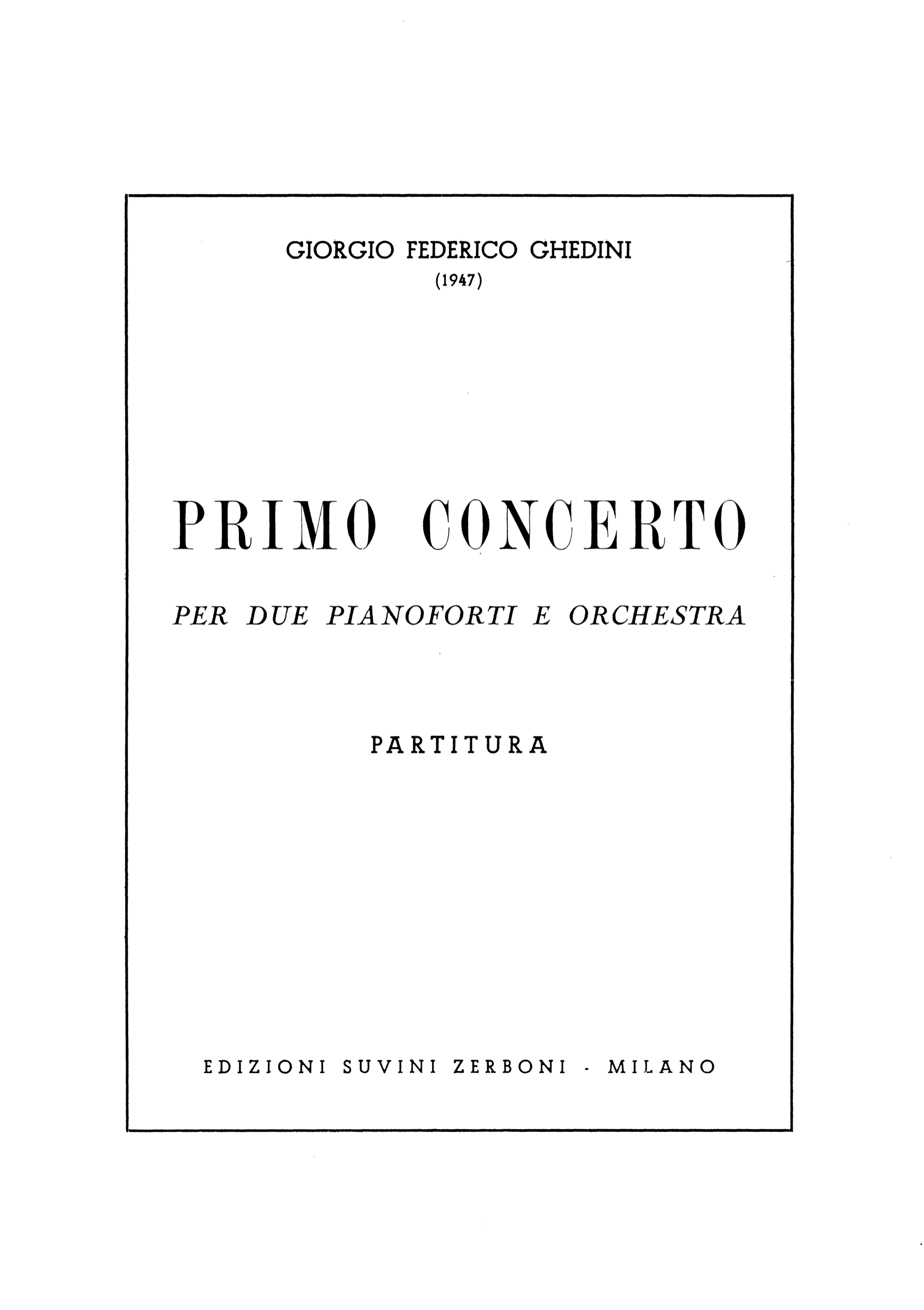 Primo Concerto per due pianoforti e orchestra_Ghedini 1